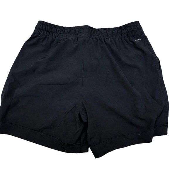 MONDETTA Black Shorts MED Womens Lounge Pockets Bottoms Elastic Waist - Picture 2 of 8